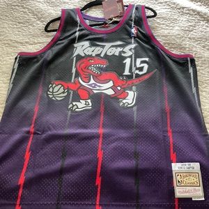 NWT MENS Mitchell & Ness Hardwood Classics VINCE CARTER 98’-99’ Raptors Jersey
